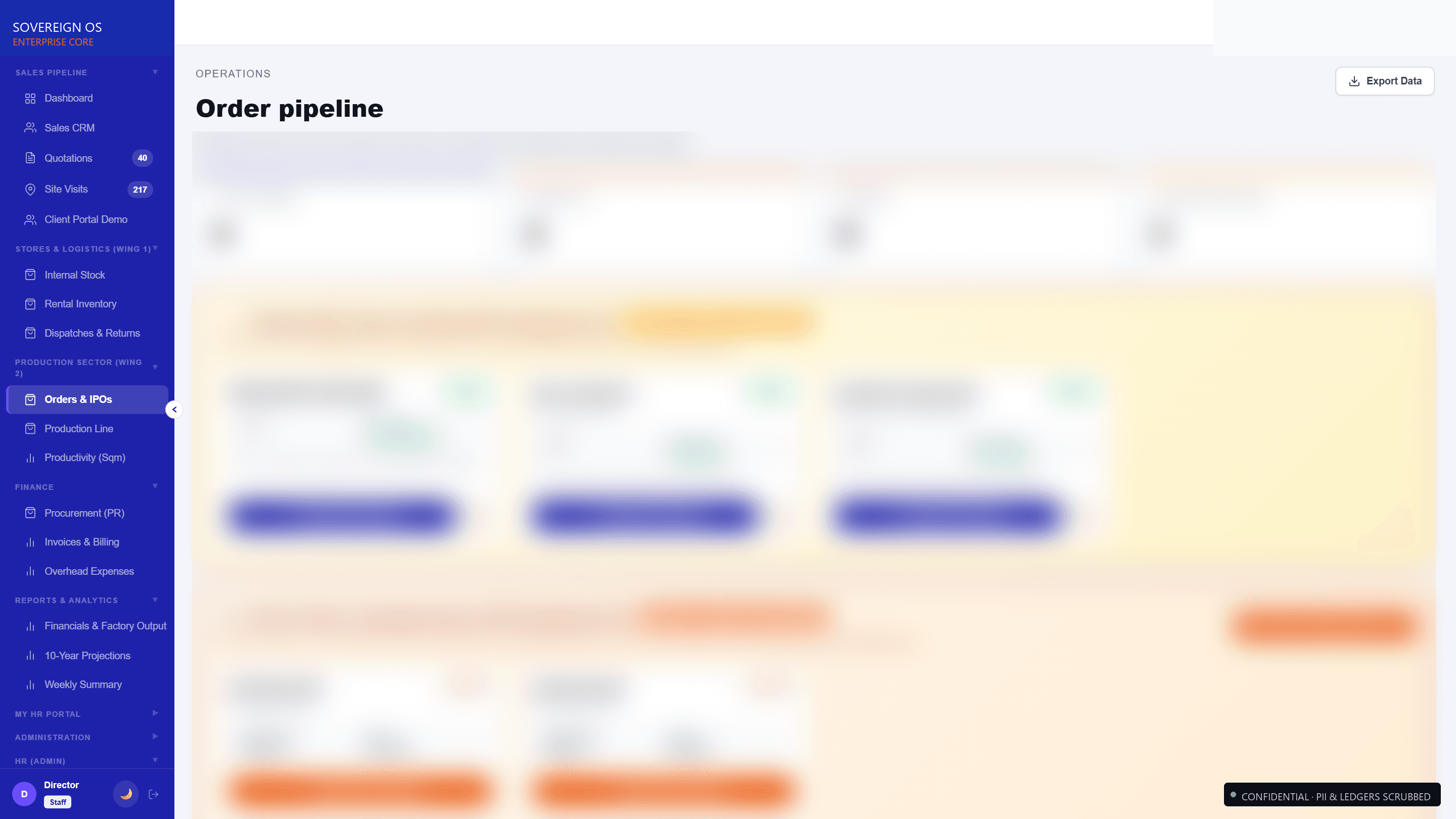 Order Pipeline & Director IPO Release